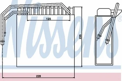 Испаритель, кондиционер NISSENS купить