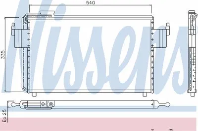 Конденсатор, кондиционер NISSENS купить