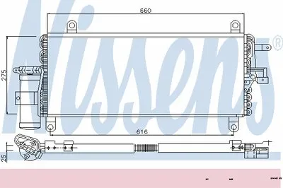 Конденсатор, кондиционер NISSENS купить
