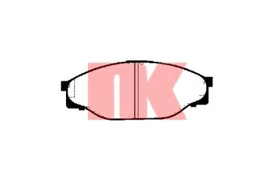 Комплект тормозных колодок, дисковый тормоз NK купить