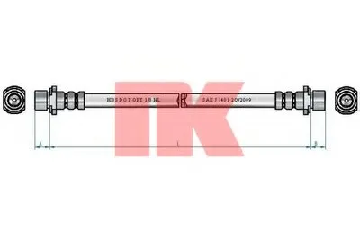 Тормозной шланг NK купить