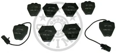 Комплект тормозных колодок, дисковый тормоз OPTIMAL купить