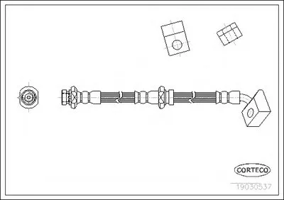 Тормозной шланг CORTECO купить
