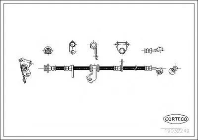 Тормозной шланг CORTECO купить