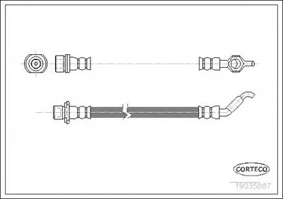 Тормозной шланг CORTECO купить