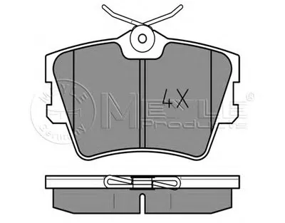 Комплект тормозных колодок, дисковый тормоз MEYLE купить