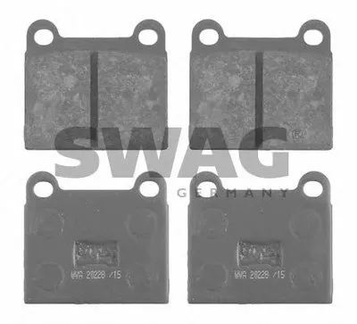 Комплект тормозных колодок, дисковый тормоз SWAG купить