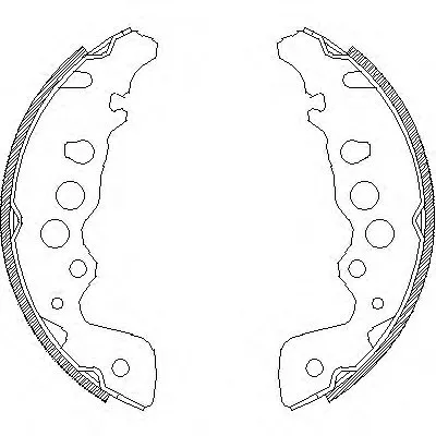 Комплект тормозных колодок REMSA купить