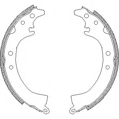 Комплект тормозных колодок REMSA купить
