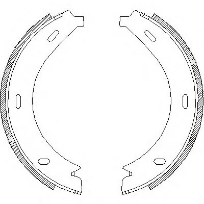 Комплект тормозных колодок, стояночная тормозная система REMSA купить
