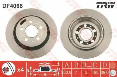 Тормозной диск TRW купить