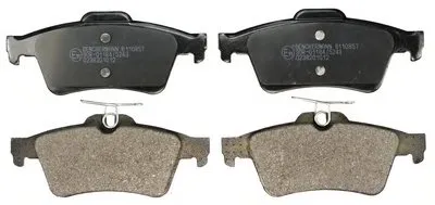 Комплект тормозных колодок, дисковый тормоз DENCKERMANN купить