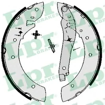 Комплект тормозных колодок LPR купить