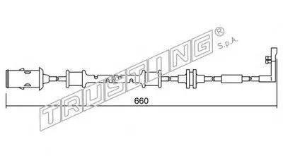 Сигнализатор, износ тормозных колодок TRUSTING купить