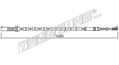Сигнализатор, износ тормозных колодок TRUSTING купить