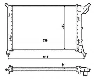 Радиатор, охлаждение двигателя EASY FIT NRF купить