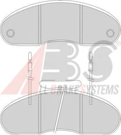 Комплект тормозных колодок, дисковый тормоз A.B.S. купить