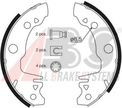 Комплект тормозных колодок A.B.S. купить