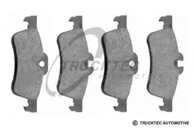 Комплект тормозных колодок, дисковый тормоз TRUCKTEC AUTOMOTIVE купить