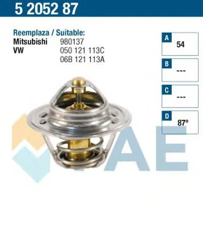 Термостат, охлаждающая жидкость FAE купить