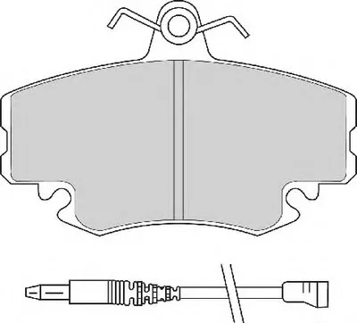 Комплект тормозных колодок, дисковый тормоз DURON купить