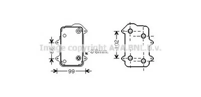 масляный радиатор, двигательное масло AVA QUALITY COOLING купить