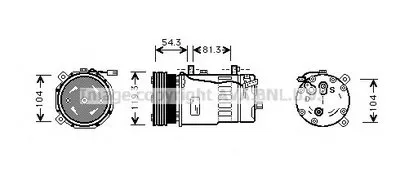 Компрессор, кондиционер AVA QUALITY COOLING купить