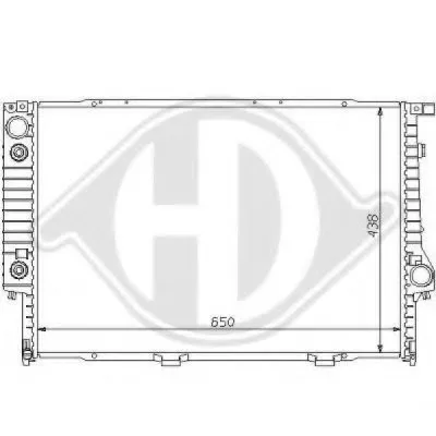 Радиатор, охлаждение двигателя DIEDERICHS купить