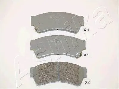 Комплект тормозных колодок, дисковый тормоз ASHIKA купить