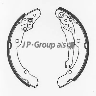 Комплект тормозных колодок QH JP GROUP купить