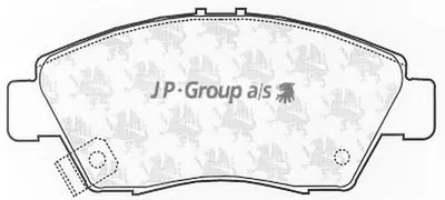 Комплект тормозных колодок, дисковый тормоз QH JP GROUP купить