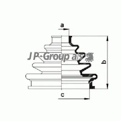 Комплект пылника, приводной вал QH JP GROUP купить