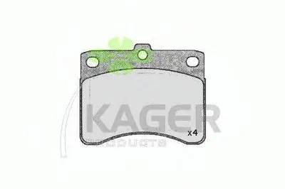 Комплект тормозных колодок, дисковый тормоз KAGER купить