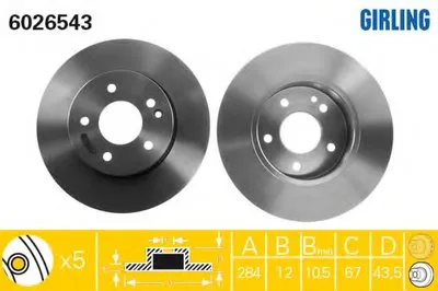 Тормозной диск GIRLING купить