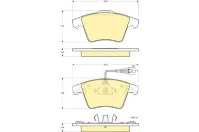 Комплект тормозных колодок, дисковый тормоз GIRLING купить