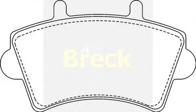 Комплект тормозных колодок, дисковый тормоз BRECK купить