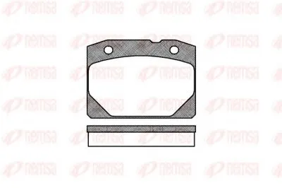 Комплект тормозных колодок, дисковый тормоз KAWE купить