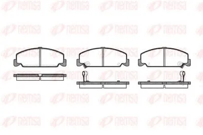 Комплект тормозных колодок, дисковый тормоз KAWE купить