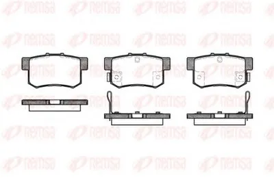 Комплект тормозных колодок, дисковый тормоз KAWE купить