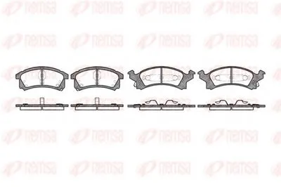 Комплект тормозных колодок, дисковый тормоз KAWE купить
