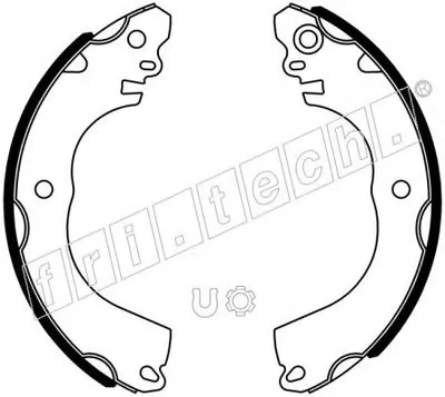 Комплект тормозных колодок fri.tech. купить