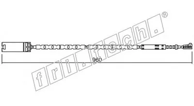Сигнализатор, износ тормозных колодок fri.tech. купить