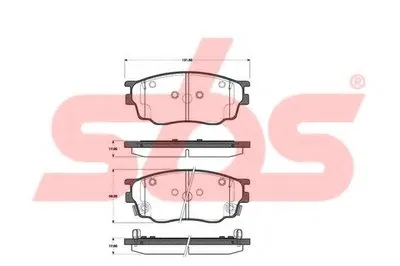 Комплект тормозных колодок, дисковый тормоз sbs купить