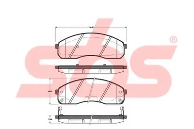 Комплект тормозных колодок, дисковый тормоз sbs купить