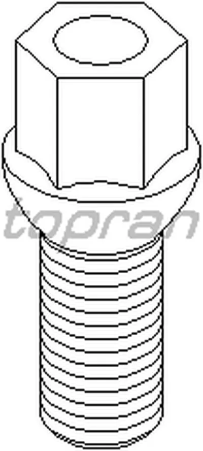 Болт крепления колеса TOPRAN купить