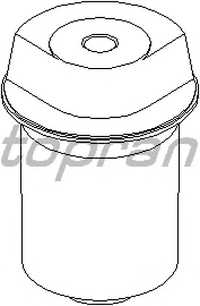 Втулка, балка моста TOPRAN купить