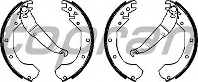 Комплект тормозных колодок TOPRAN купить