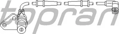Датчик, частота вращения колеса TOPRAN купить