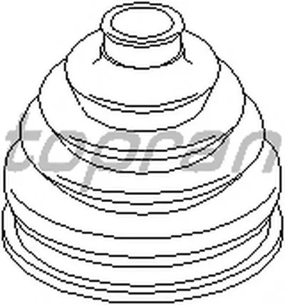 Пыльник, приводной вал TOPRAN купить
