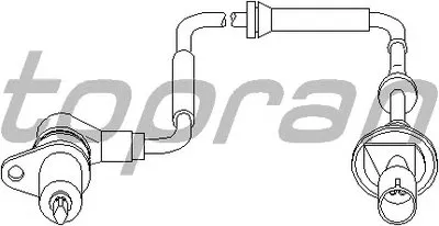 Датчик, частота вращения колеса TOPRAN купить
